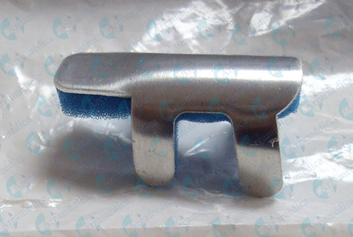 Inmovilizador de dedo en aluminio tipo sapo de 6cm