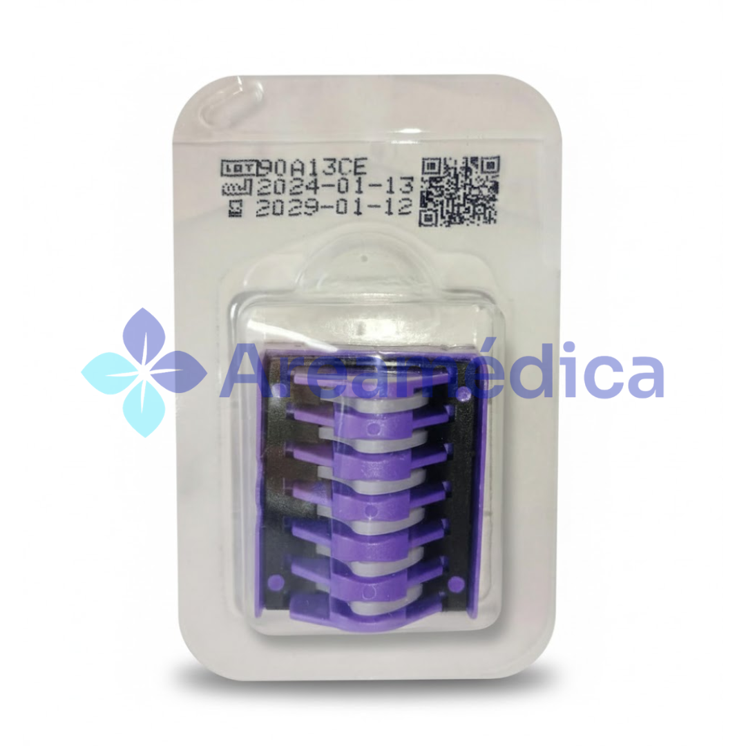 CLIPS HEMOLOCK L MORADO PARA LIGADURA POLIMERO NO ABSORBIBLE