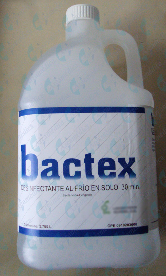 Bactex desinfectante al frio galon 3.785 litros similar al gerdex