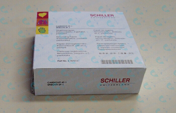 Papel para electrocardiógrafo Schiller AT-1. original
