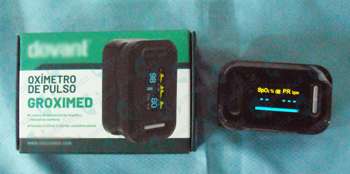 Oximetro de pulso dedo Adulto DOVAN con audio y Pantalla LCD