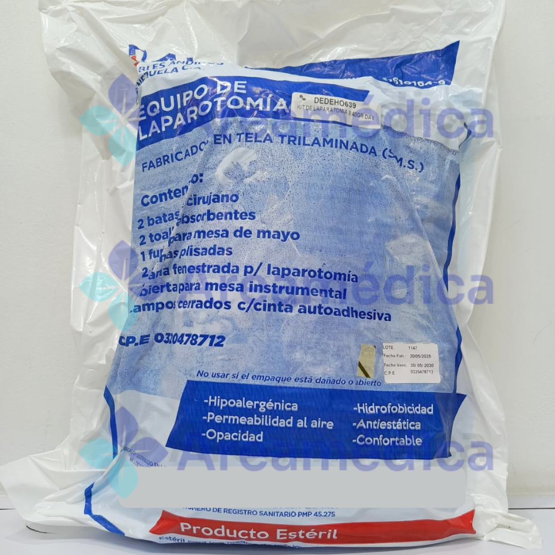 Kit de Laparotomia II 40GR Standar laparatomia