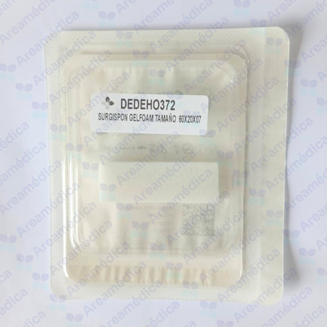 Gelfoam N12-7  Curaspon esponja gelatina 20mm