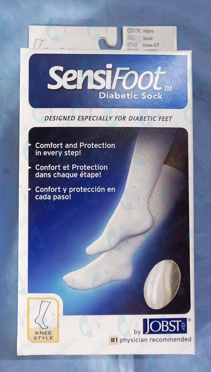 Media Antiembolica para diabetico talla "S" compresion 8-15mmHg sensi foot