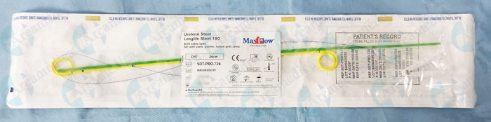 Cateter Doble "J" 7FR x 26 CM Larga Duracion 180 dias