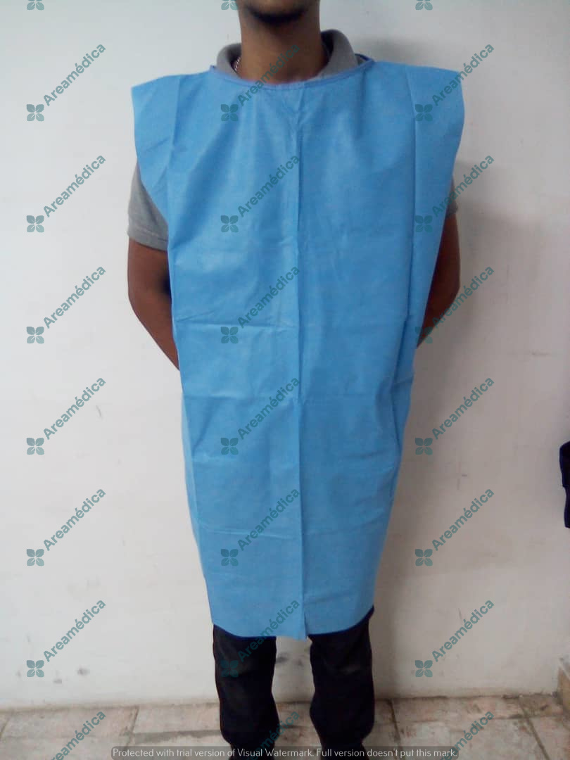 Bata Paciente Descartable Premium Tela S.M.S 40 GR