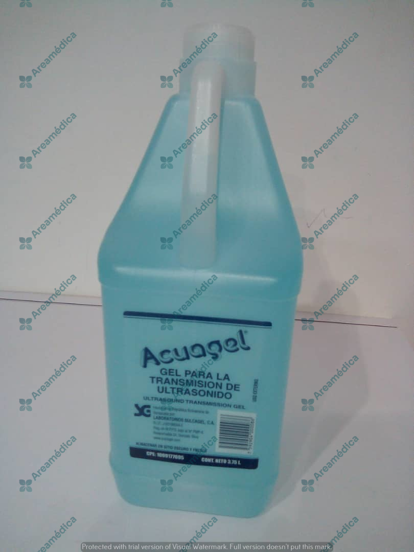 Gel Conductivo para Ultrasonido (Azul) Galon Acuagel Hidrosoluble