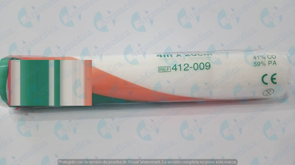 Venda el&aacute;stica 20cm x 4m Blanca