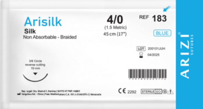 Seda 4.0 Curva Cortante SD-183 Aguja 3/8 19mm 45cm