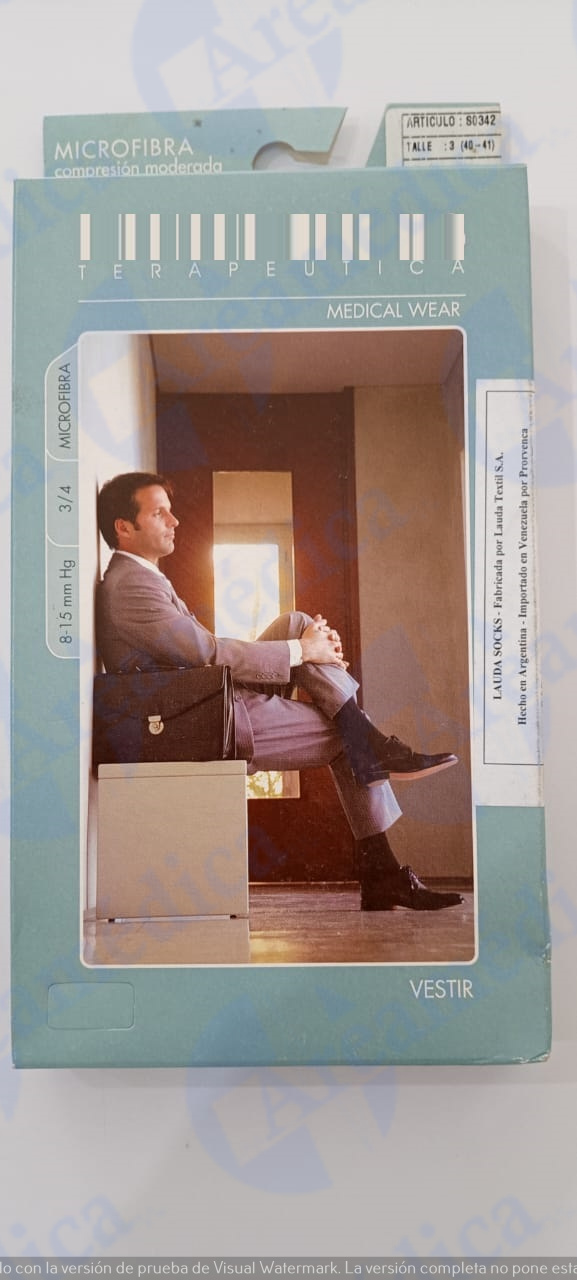 Media compresion rodilla caballero talla M (8-15 mmhg)