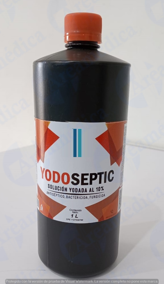 Iosep soluci&oacute;n yodada povidine 1 litro yodo povidona 7,5%