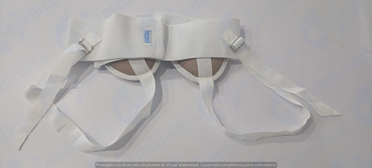 Faja inguinal soporte cinturon hernia (talla M)