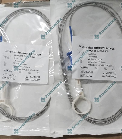 Pinza para Biopsia de Colonoscopia 2.3mm x 2300mm Diametro x Largo Efectivo (E )