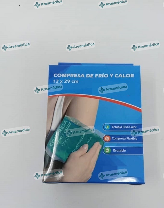 Compresa Terapia Frio Calor Reutilizables Friopak Gel Azul 17cm x 25cm (E )