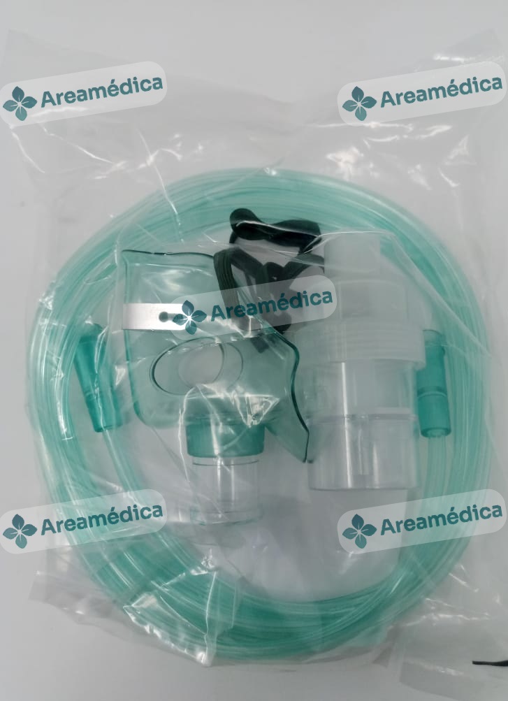 Kit Pediatrico 0 a 1 Año P/ Nebulizar Transparente Nebulizacion Micronebulizador