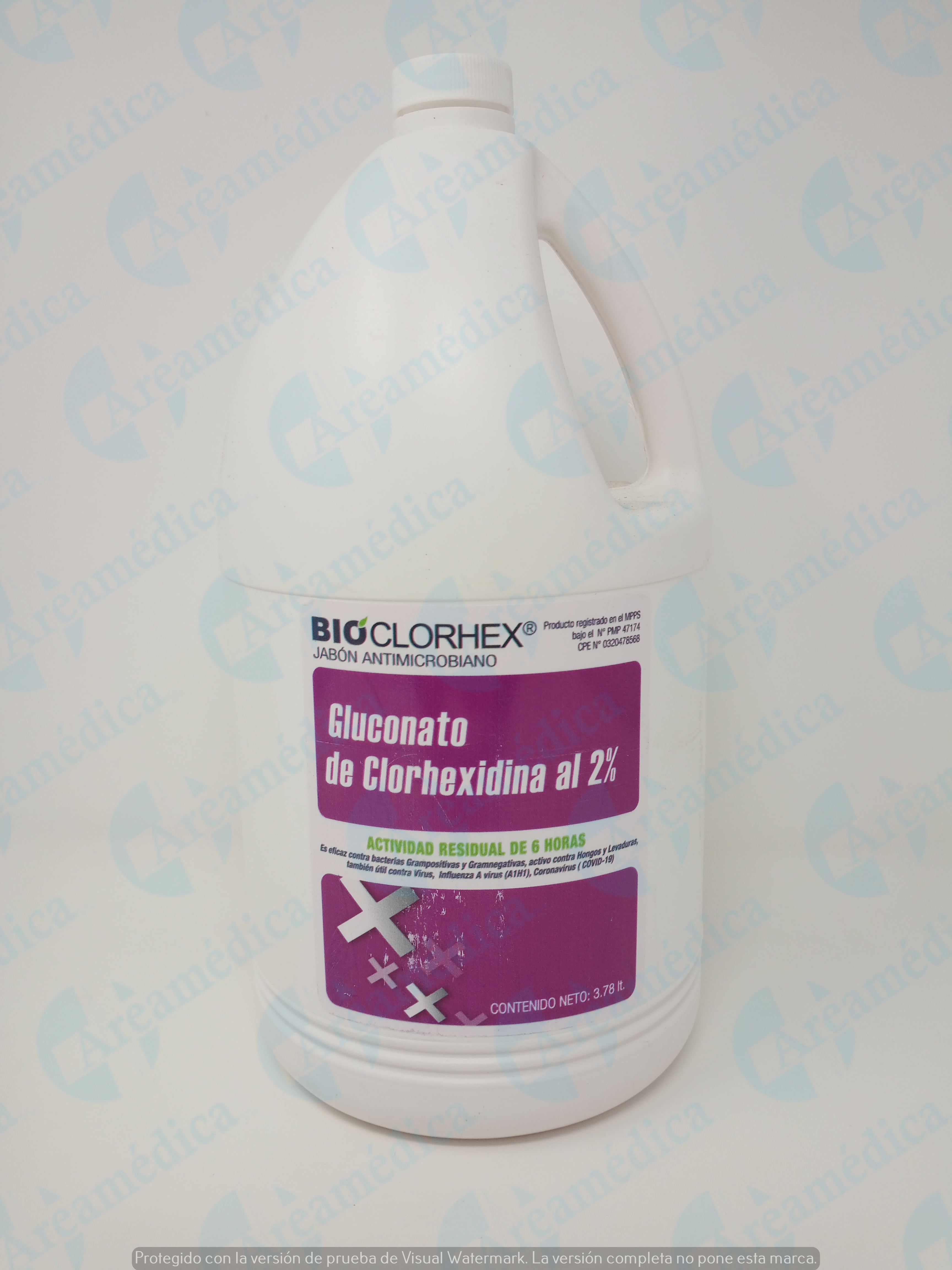 Bioclorhex jabonoso gluconato de clorhexidina al 2%