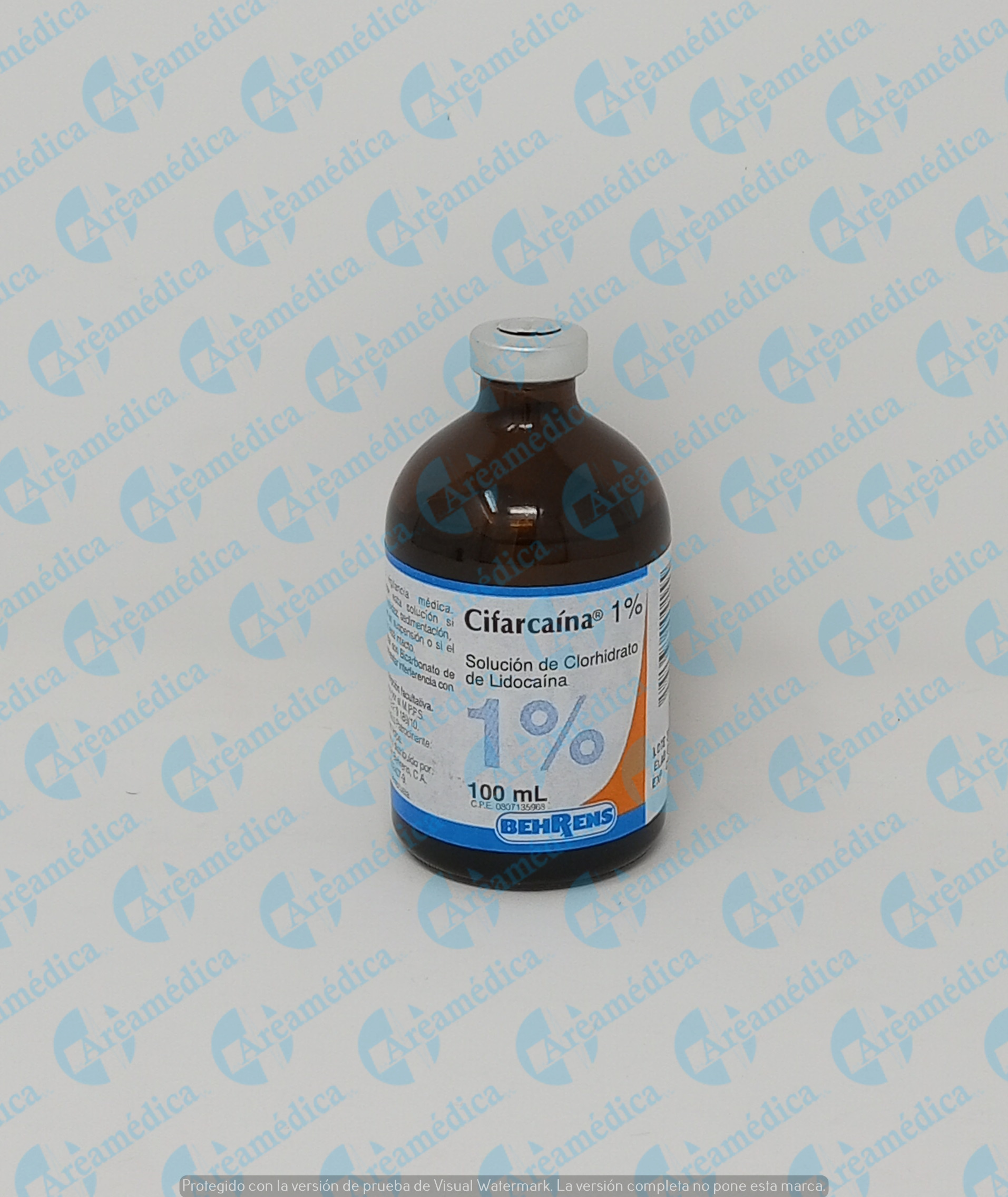 Cifarcaina 1% clorhidrato de lidocaina x 100ml inyectable