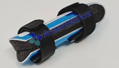 Inmovilizador Dedo Medio o Anular Tipo Plegable de 8cm Aluminio