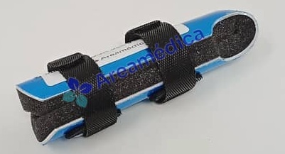 Inmovilizador Dedo Indice Tipo Plegable De 9cm Aluminio con Banda Ajuste Negro