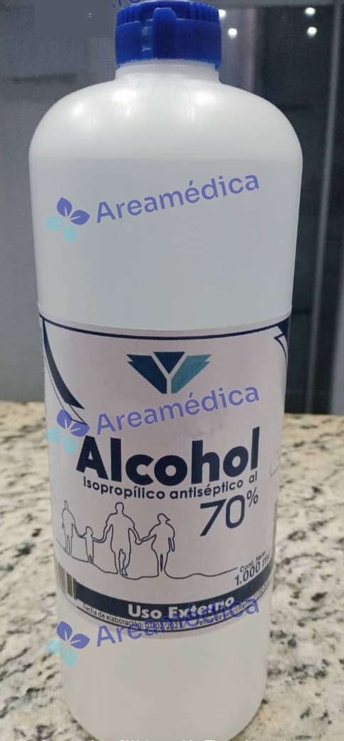 Alcohol Antiseptico Al 70 % Presentacion 1 Lt (1000ml) Alcohol Isopropilico (E )