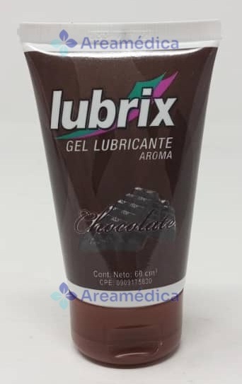 Lubrix 60 ml Gel Lubricante Aroma Chocolate 60cc 60 cc 60ml Precio x Unidad