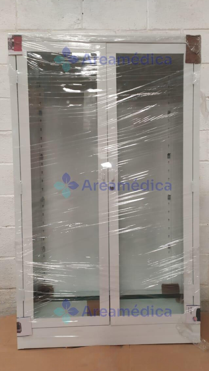 Vitrina de 2 Cuerpos Esmaltada Pintura Blanca