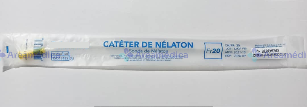 Sonda Nelaton 20FR 1 Via Sonda Vesical