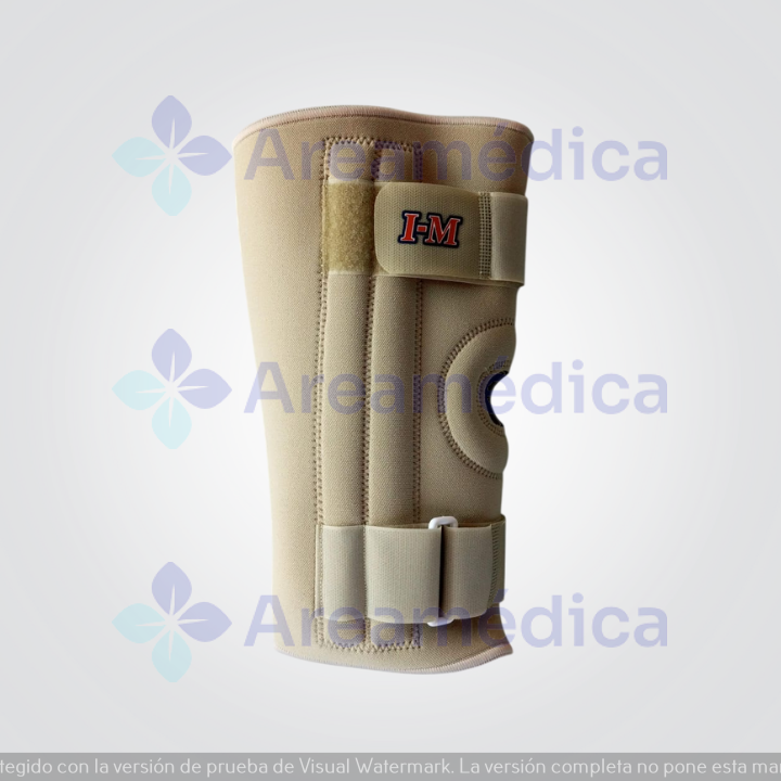 Rodillera Estabilizadora Neopreno Talla M Soporte Lateral Flexible