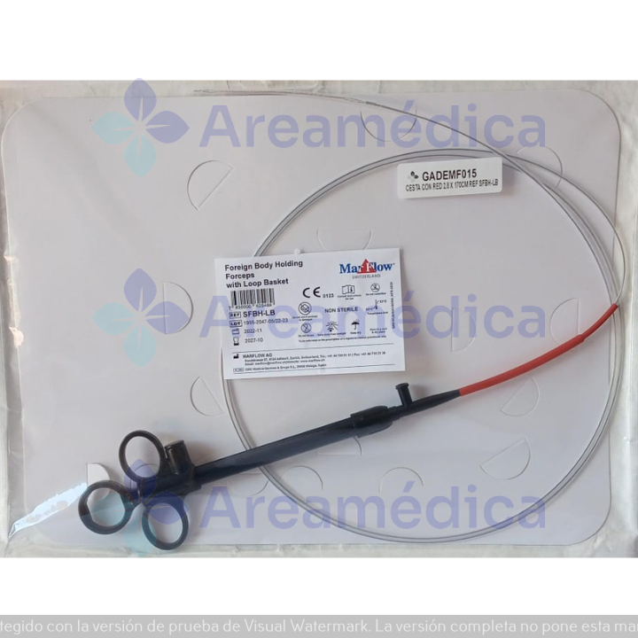 Cesta Con Red 2.8FR X 170CM Extraccion De Cuerpo Extra&ntilde;os / Polipos