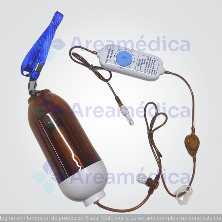 Bomba De Infusion Elastomerica 150 ML Quimioterapia Flujo Ajustable (0-14) ML/H