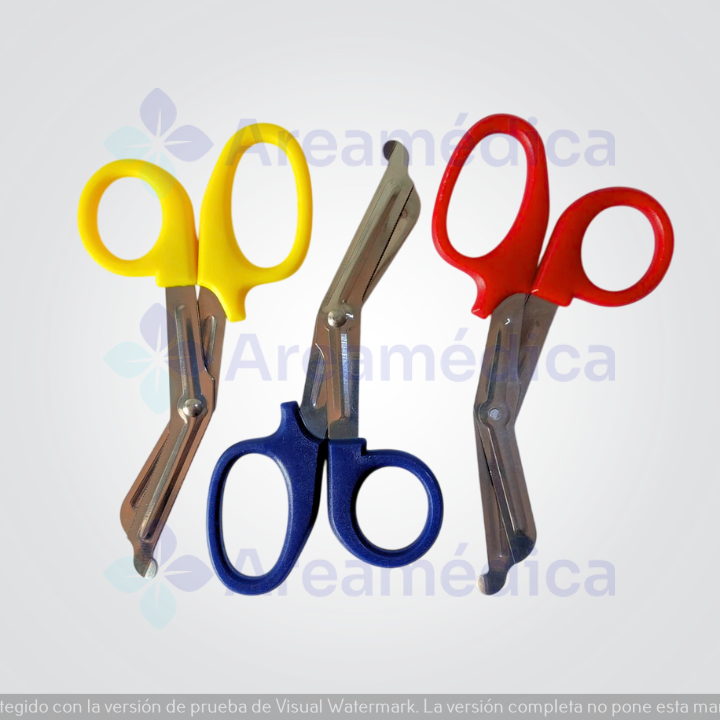 Tijeras De Extricacion Tijera De Trauma Color Azul Oscuro/Amarillo/Rojo