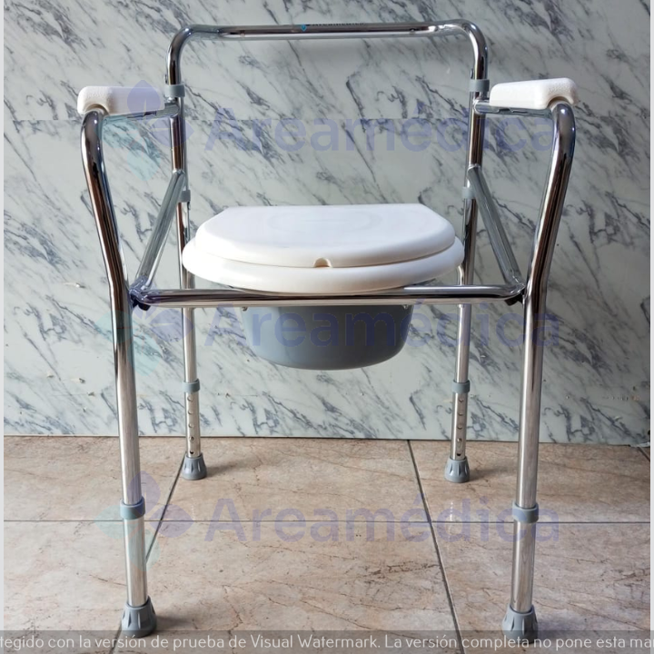 Silla Sanitaria Sin Ruedas De Acero Areamedica