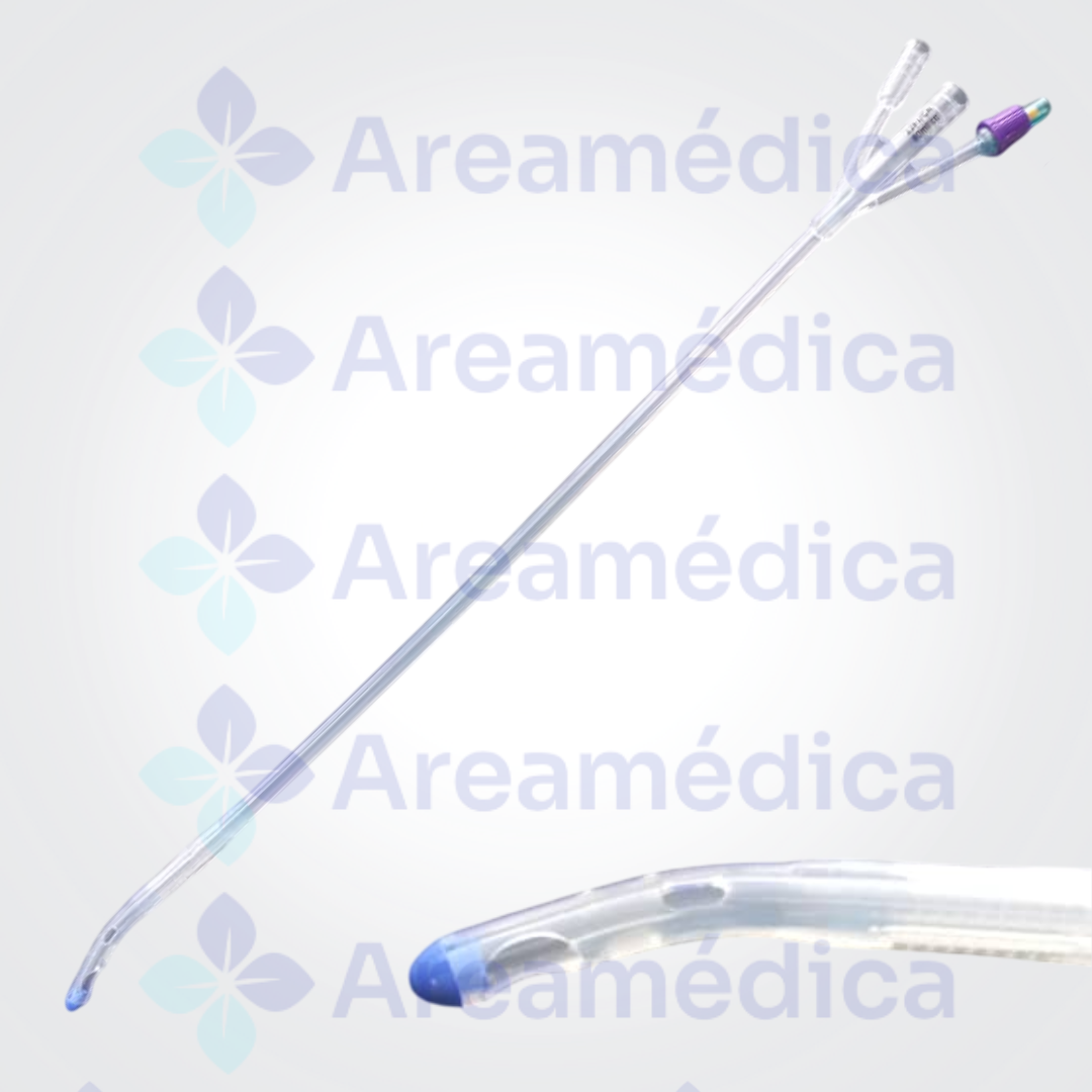 SONDA COUVELAIRE 3 VIAS SILICON 22FR BALON 60ML TRANSPARENTE