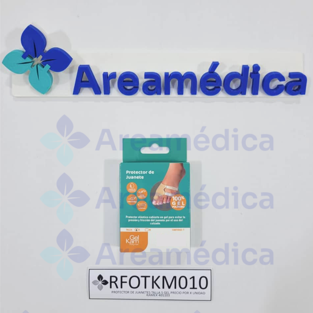 PROTECTOR DE JUANETES TALLA S GEL  PRECIO POR X UNIDAD