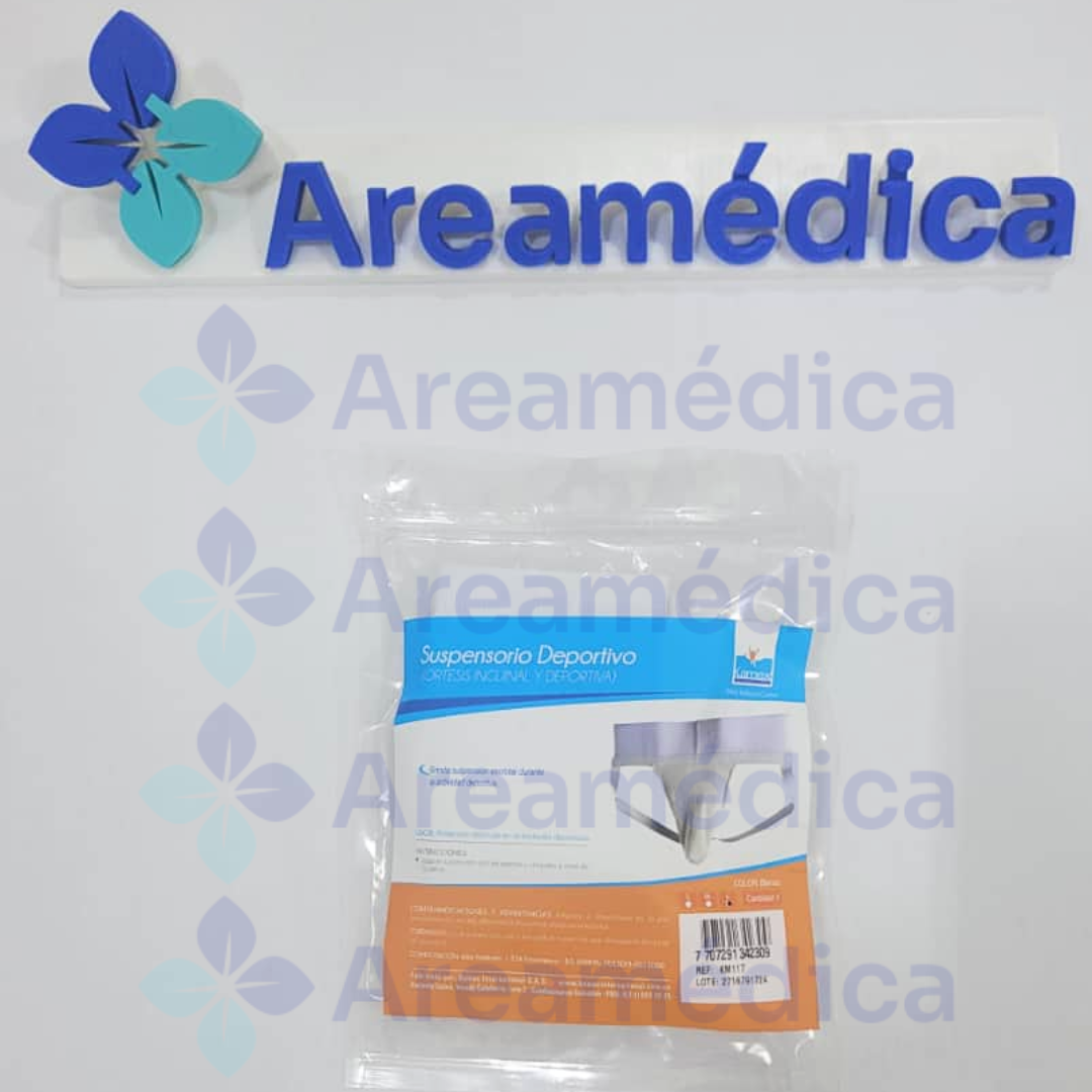 PROTECTOR INGUINAL DEPORTIVO TALLA L COLOR BLANCO