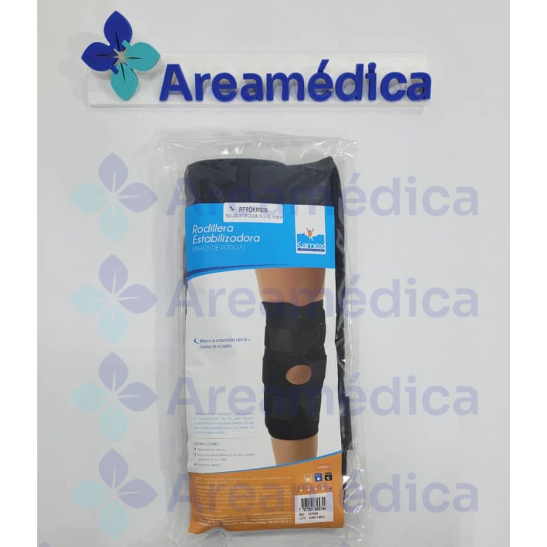 RODILLERA ESTABILIZADORA TALLA XXL CON SOPORTE LATERAL AJUSTABLE