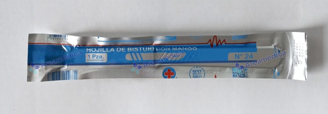 Hojilla de Bisturi con Mango Numero 24