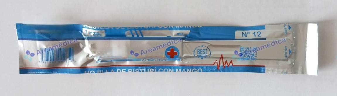 Hojilla de Bisturi con Mango Numero 12