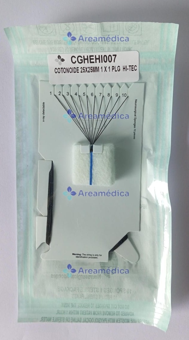 Cotonoide 25 x 25 mm 1 x 1 Pulgadas Sobre x 10 unidades 1x1 PLG Cotonoides