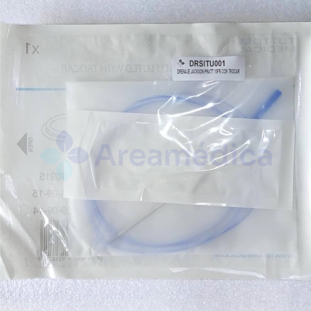 DRENAJE JACKSON PRATT DREN DE BLAKE 10FR CON TROCAR NO INCLUYE RESERVORIO