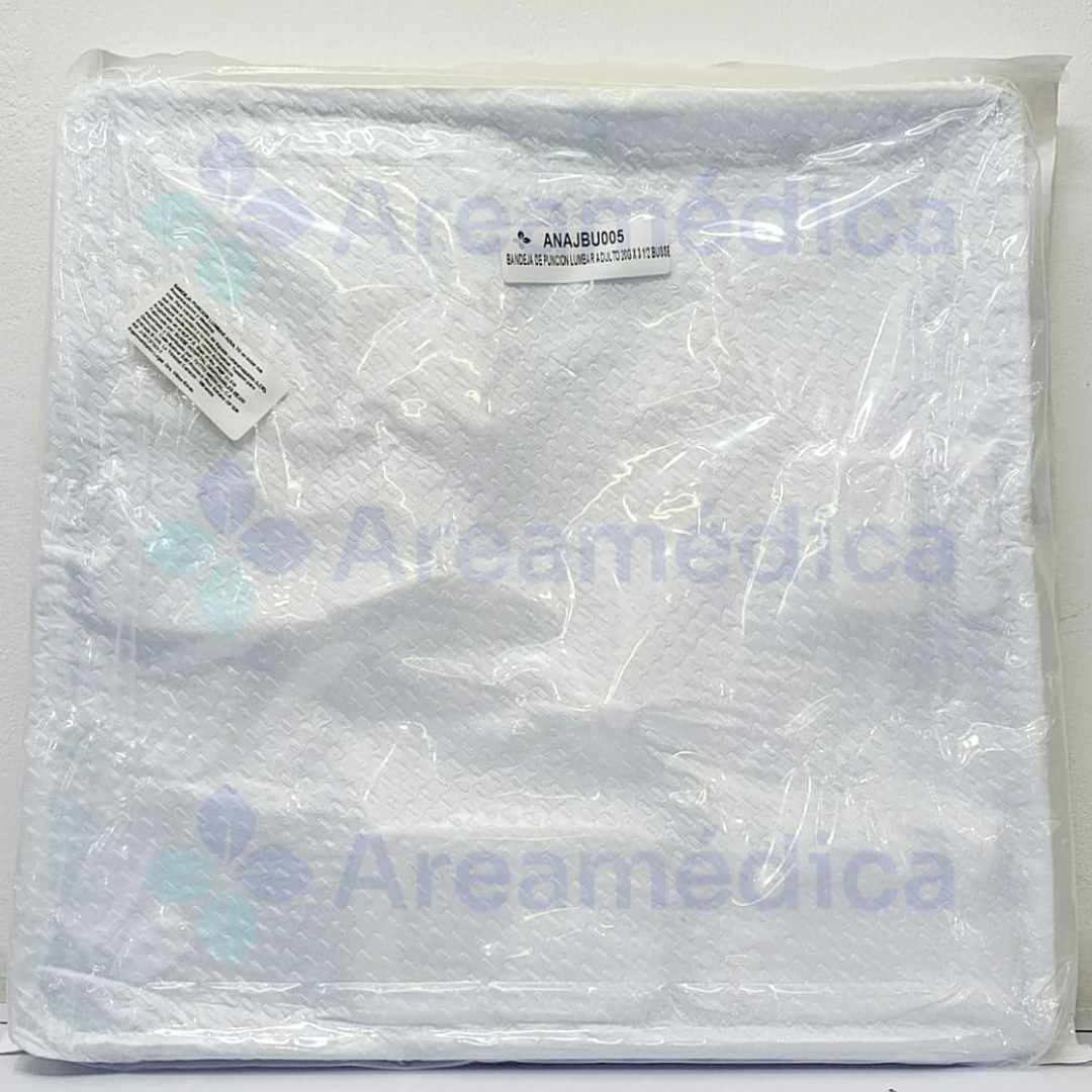 BANDEJA DE PUNCION LUMBAR ADULTO CON AGUJA ESPINAL CALIBRE 20G X 3 1/2PLG KIT