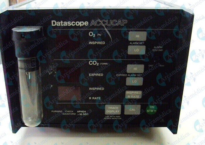 Monitor de oxigeno y capnografia capnometro Datascope