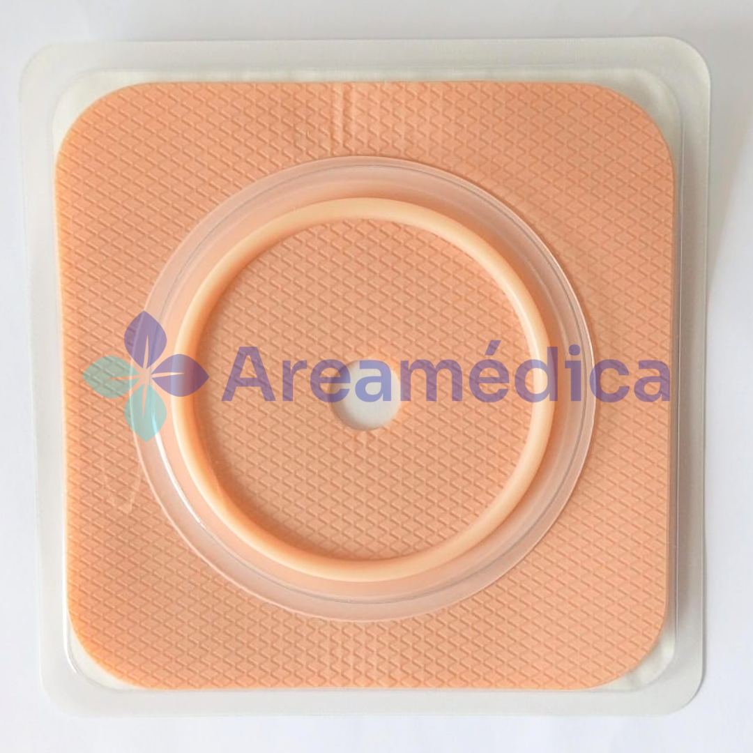 BASE PARA BOLSA COLOSTOMIA OSTOMIA 57MM PRECIO X UND MODELO 57MM
