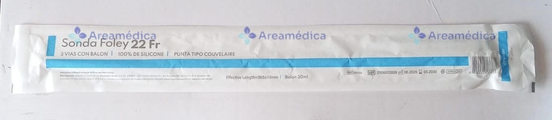 Sonda Couvelaire 3 Vias Silicon 22Fr Balon 30ml
