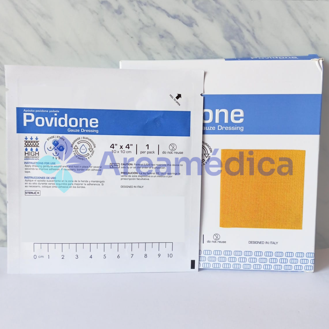 APOSITO DE YODO POVIDONA 10CM X 10CM ESTERIL PRECIO X UNIDAD SIMILAR INADINE