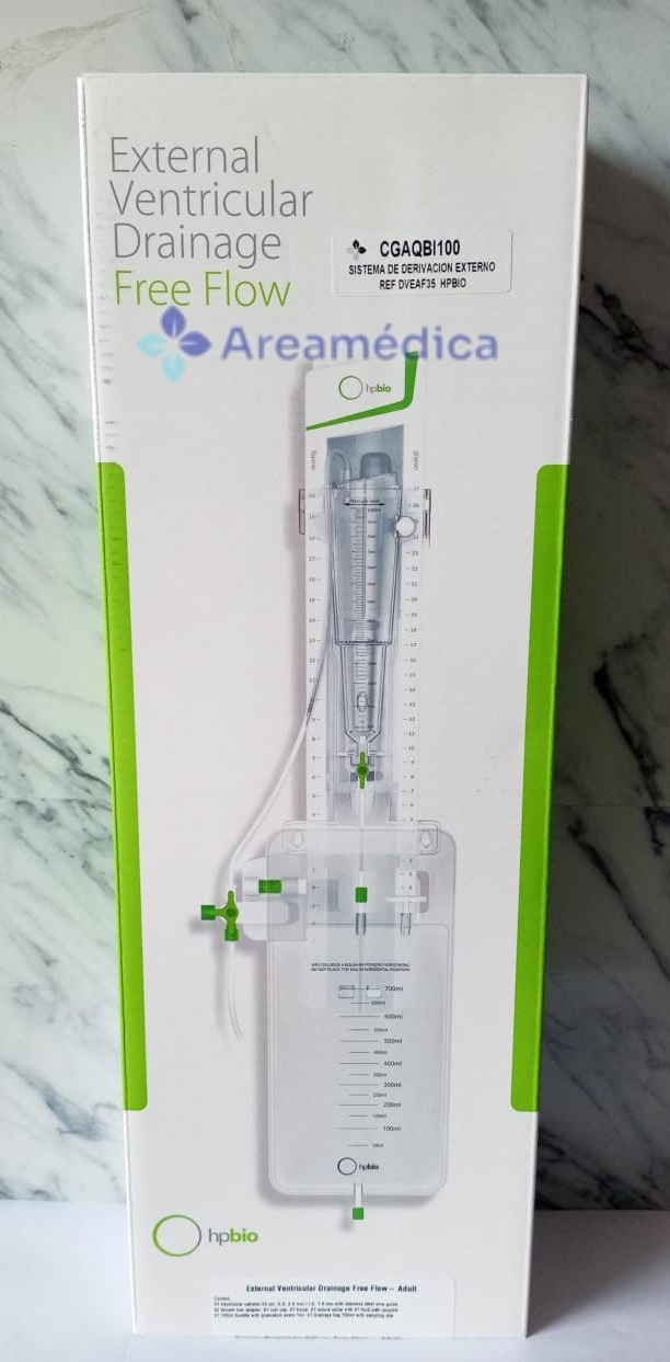 Sistema de Derivacion Drenaje Externo Ventricular Toma de Muestra Liquido Cefalo