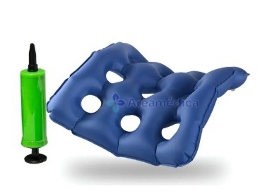 Cojin Antiescaras Para Silla De Ruedas. Incluye Bomba Manual