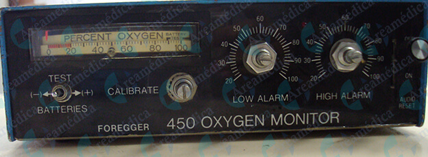 Monitor de porcentaje de oxigeno Foregger 450