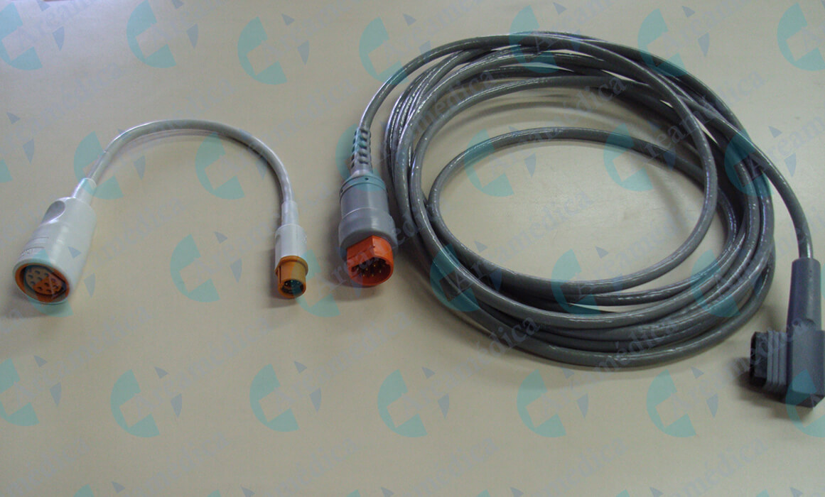 Cable Adaptador para Transductor de Presion Invasiva Drager